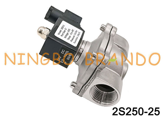 2S250-25 Van thép không gỉ màng thường đóng 1 inch 2/2 chiều