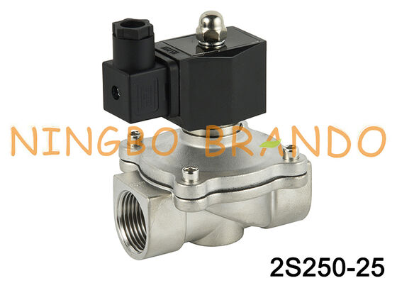2S250-25 Van thép không gỉ màng thường đóng 1 inch 2/2 chiều