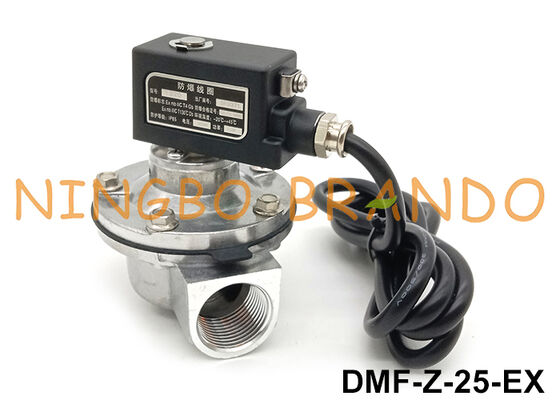 BFEC 1'' DMF-Z-25 Right Angle Pulse Jet Valve với Exproof Coil 24V 220V