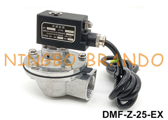 BFEC 1'' DMF-Z-25 Right Angle Pulse Jet Valve với Exproof Coil 24V 220V
