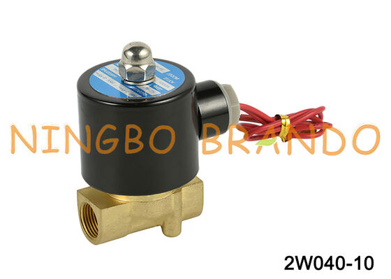 2W040-10 Tác động trực tiếp Van điện từ nước 3/8 inch thường đóng AC220V