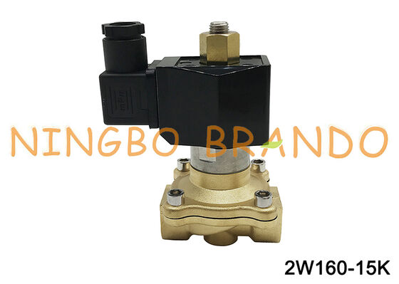 1/2 '' Van điện từ bằng đồng thường mở Nước 24V 110V 220V
