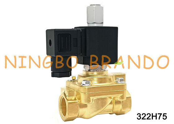 Parker Loại 322H75 1/2 '' Van điện từ thường mở 40 bar 24V 110V 220V