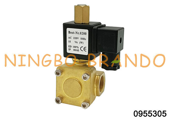 0955305 1/2' bình thường mở Brass Solenoid Valve 220V 110V 24V