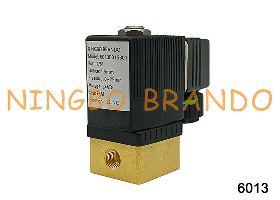 Van điện từ tác động trực tiếp bằng đồng thau loại 6013 1/8 '' 1/4 ''