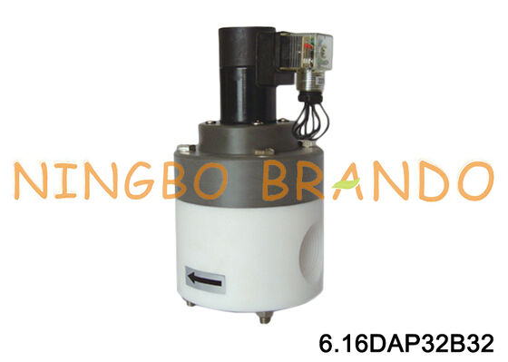 Van điện từ chống ăn mòn PTFE 1-1/4 '' cho hóa chất kiềm axit
