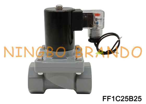 Van điện từ CPVC chống ăn mòn nước mặn 1 inch DN25