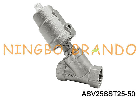 G 1 inch NC Van góc khí nén bằng thép không gỉ có ren DN25