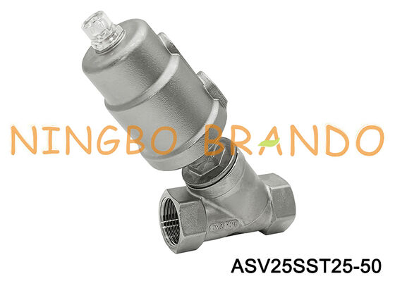 G 1 inch NC Van góc khí nén bằng thép không gỉ có ren DN25