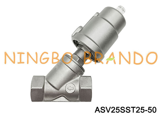 G 1 inch NC Van góc khí nén bằng thép không gỉ có ren DN25