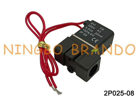 2p025-08 Van điện từ Airtac bằng nhựa Kiểm soát chất lỏng AC220V AC110V DC24V DC12V