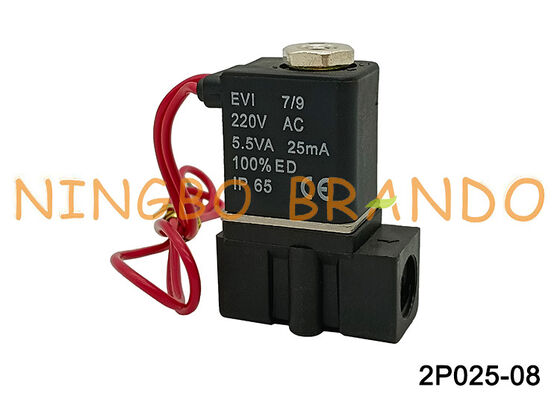 2p025-08 Van điện từ Airtac bằng nhựa Kiểm soát chất lỏng AC220V AC110V DC24V DC12V