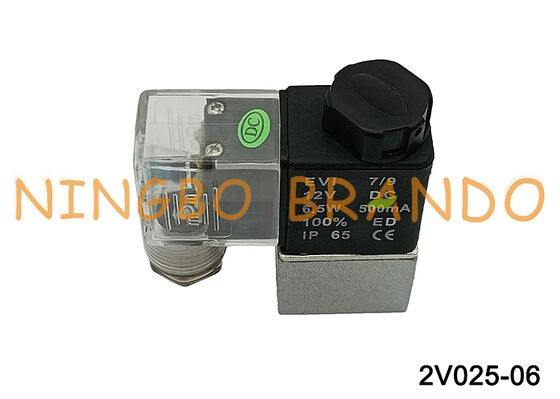 Airtac Loại 2V025-06 Van điện từ 2 chiều 1/8 '' 12VDC DC 12V