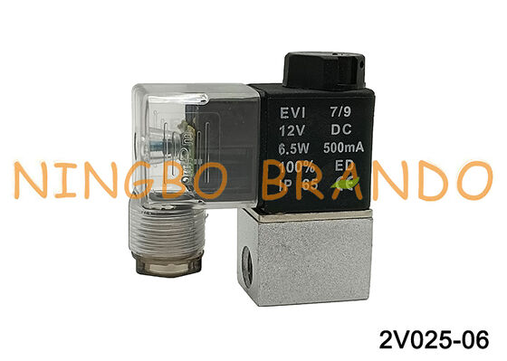 Airtac Loại 2V025-06 Van điện từ 2 chiều 1/8 '' 12VDC DC 12V