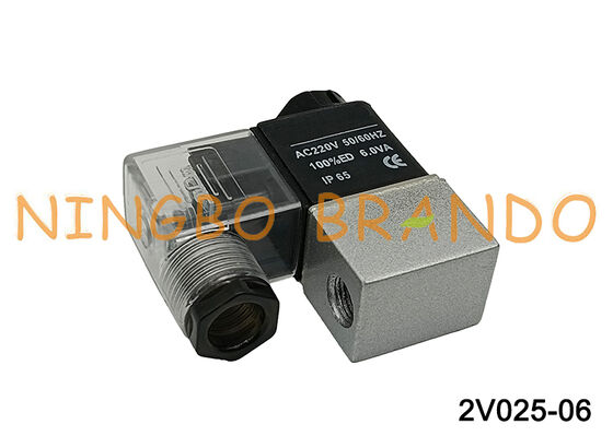 Van điện từ khí nén loại AIRTAC Van khí 2V025-06 AC220V 220VAC