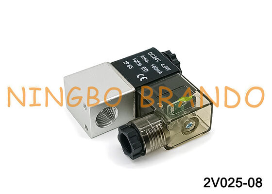 AIRTAC Loại 2V025-08 Van điện từ khí nén thường đóng 12V 24V 220V
