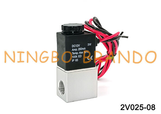 AIRTAC Loại 2V025-08 Van điện từ 2 chiều Dây dẫn bay 1/4 ''