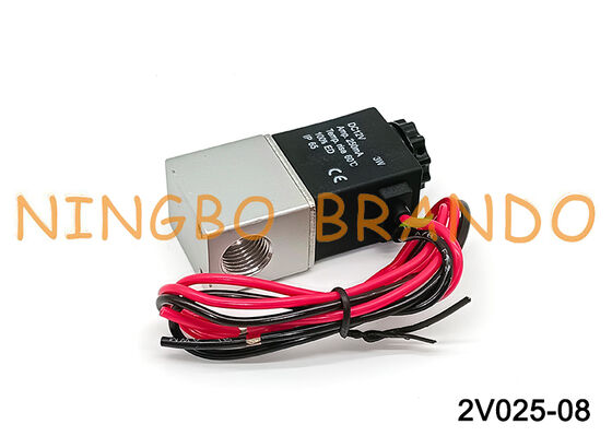 AIRTAC Loại 2V025-08 Van điện từ 2 chiều Dây dẫn bay 1/4 ''