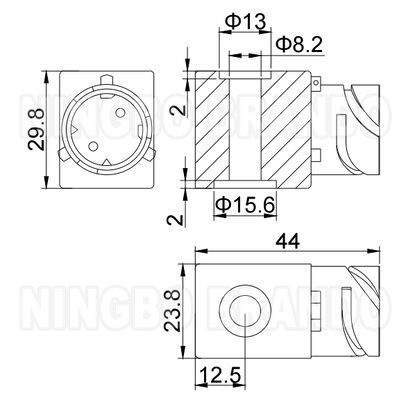 Cuộn dây Solenoid FEM-5KB 24VDC 5W cho Van Trục Nâng KNORR-BREMSE AE1141 cũ