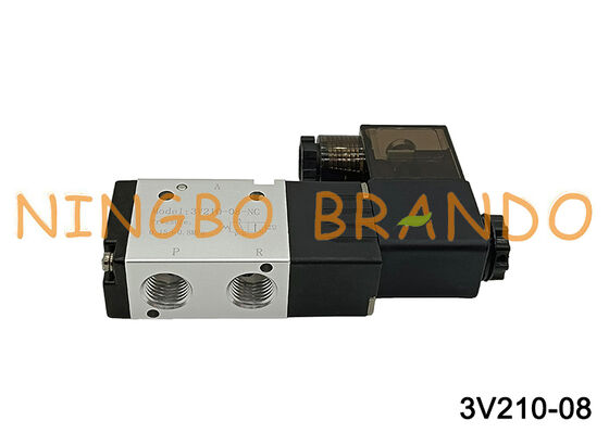 Airtac Loại 3V210-08-NC 3V210-08-NO Van điện từ 3/2 chiều 3V200 Series