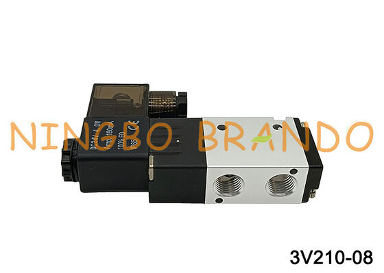 Airtac Loại 3V210-08-NC 3V210-08-NO Van điện từ 3/2 chiều 3V200 Series