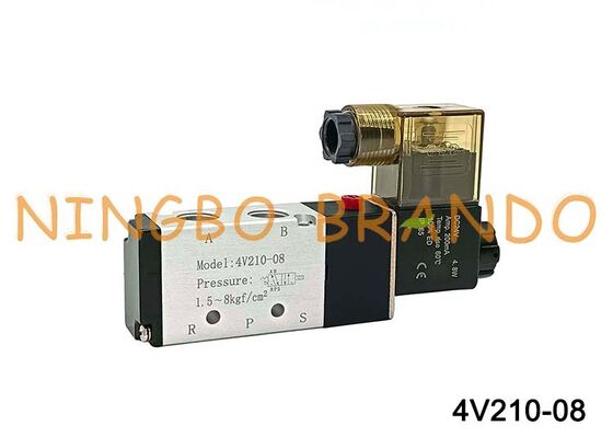 Airtac Loại 4V210-08 Van khí điện từ 5/2 chiều 4V200 Series