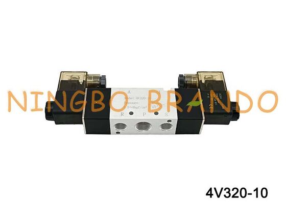 AirTAC Loại 4V320-10 DC12V 3/8 '' Van điện từ đôi 5/2 chiều