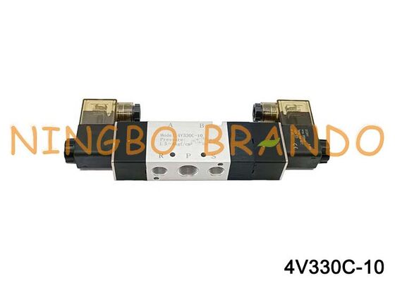 Van khí điện từ đôi AirTac Type 4V330C-10 5/3 Way 3/8 ''