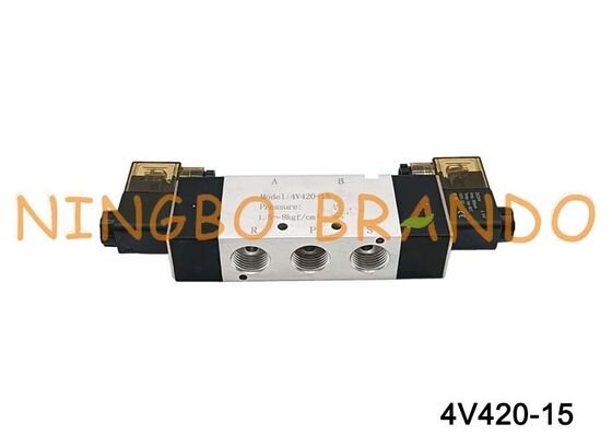 AIRTAC Loại Van Điện Từ Van Khí 4V420-15 DC 12V 24V AC 110V 220V