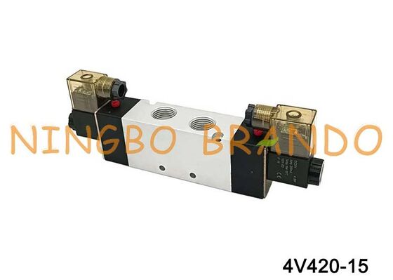 AIRTAC Loại Van Điện Từ Van Khí 4V420-15 DC 12V 24V AC 110V 220V