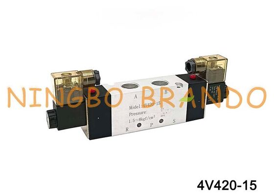 AIRTAC Loại Van Điện Từ Van Khí 4V420-15 DC 12V 24V AC 110V 220V