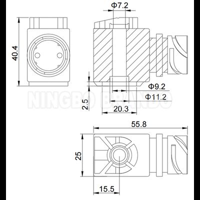 Cuộn dây Solenoid 24V DC cho Van Solenoid Phanh Khí Xe Tải A5410560304