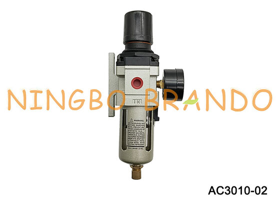 AC3010-02 1/4 '' Bộ điều chỉnh bộ lọc bôi trơn FRL Xử lý nguồn khí nén