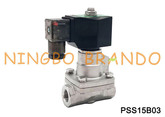 3/8 '' 2 chiều NC bằng thép không gỉ Nhiệt độ cao cho nước nóng
