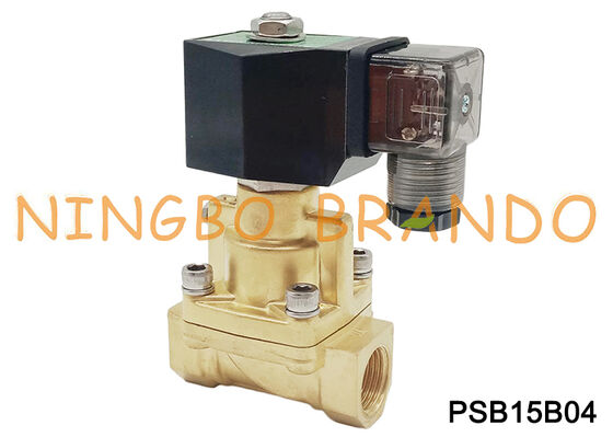 Van điện từ bằng đồng thau nhiệt độ cao thường đóng 1/2 ''
