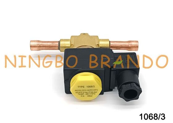 Castel loại van điện tử 3/8'' Solder 1068/3A7 Tăng điều hòa không khí nén van điện tử