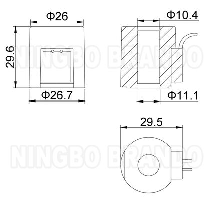 Đường cuộn điện tử cho VU2 VU4 Ventil treo không khí khối Manifold 12VDC