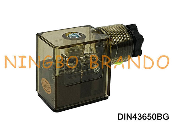 Đầu nối cuộn dây van điện từ DIN43650B có đèn LED DIN 43650 Loại B