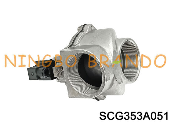 G2-1/2'' SCG353A051 Right Angle Diaphragm Solenoid Valve DC24V AC220V