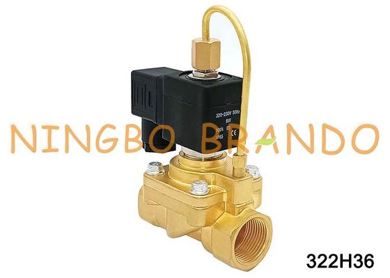 PARKER Loại 322H36 DC24V Van điện từ thường mở 3/4 inch AC220V