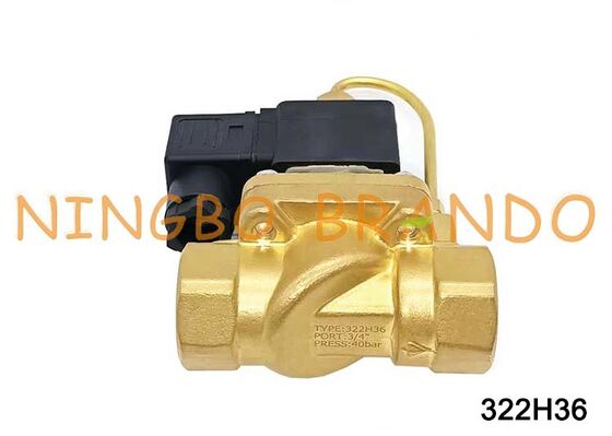 PARKER Loại 322H36 DC24V Van điện từ thường mở 3/4 inch AC220V