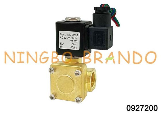 Van điện từ dòng 0927 0927200 1/2 '' Van thường đóng bằng đồng thau