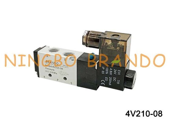 Van điện từ khí nén Airtac loại 4V210-08 5/2 chiều