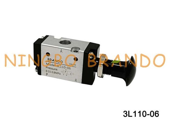 Airtac Loại 3L110-06 Van điều khiển không khí kéo đẩy 3L 3/2 chiều
