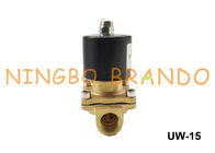 2W160-15 UW-15 1/2 &quot;Cơ hoành bán trực tiếp NBR Loại Uni-D Đồng thau Van điện từ 110 V AC DC DC