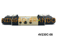 4V230C-08 PT 1/4 &quot;AirTAC Loại Air Solenoid Van điều khiển điện đôi 5/3 cách 12VDC