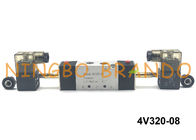 4V320-08 1/4 &quot;Van khí nén loại khí nén BSPT AirTAC 5/2 Điều khiển hướng DC24V