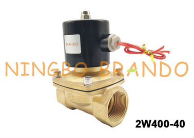 1-1 / 2 &quot;UNI-D Loại UW-40 2W400-40 Van điện từ điều khiển lưu lượng bằng đồng cho dầu khí nước