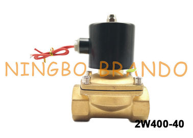 1-1 / 2 &quot;UNI-D Loại UW-40 2W400-40 Van điện từ điều khiển lưu lượng bằng đồng cho dầu khí nước