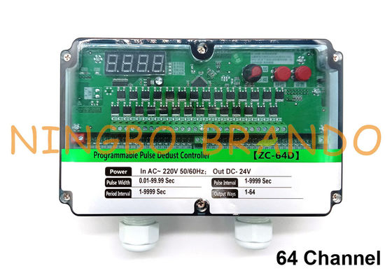 Bộ hẹn giờ tuần tự 64 kênh cho bộ lọc túi Đầu vào 220V Đầu ra 24V